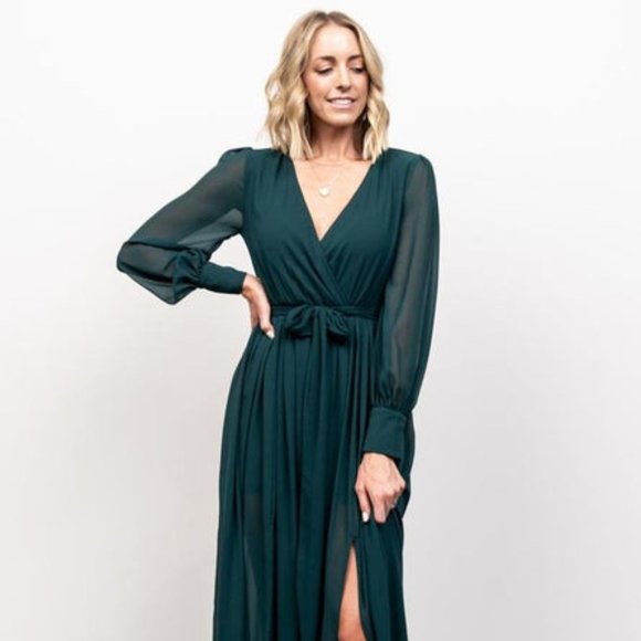 Baltic Born Dresses & Skirts - NWT Baltic Born Emerald Green Celine Maxi Dress